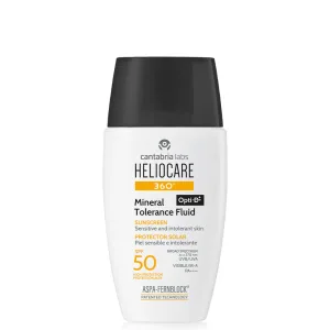 HELIOCARE 360° MINERAL TOLERANCE FLUID SPF50+ LAGANI FLUID BEZ BIJELIH TRAGOVA SA 100% MINERALNIM FILTERIMA 50ML