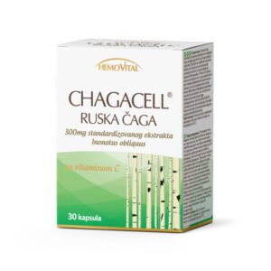 CHAGACELL RUSKA ČAGA 300MG KOD OSLABLJENOG IMUNITETA 30 KAPSULA