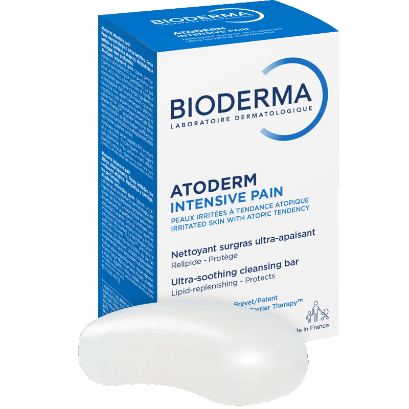 BIODERMA ATODERM INTENSIVE CLEANSING BAR KRUTI ANTIBAKTERIJSKI SINDET ZA PRANJE SUHE KOŽE 150G