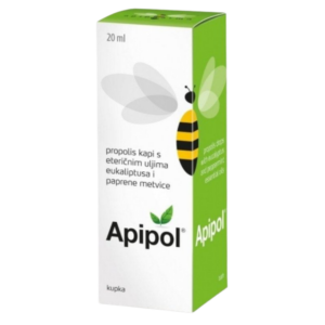 APIPHARMA APIPOL PROPOLIS KAPI S ETERIČNIM ULJIMA 20ML