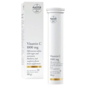 MASTER OF PHARMACY VITAMIN C 1000MG ŠUMEĆE TABLETE A20