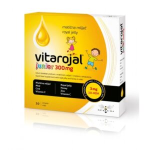 APIPHARMA VITAROJAL JUNIOR 300MG MATIČNA MLIJEČ ZA JAČANJE IMUNITETA 10 AMPULA