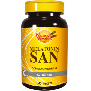 NATURAL WEALTH MELATONIN SAN ZA LAKŠI SAN 60 TABLETA
