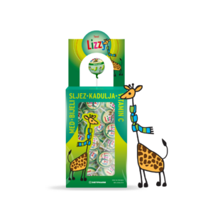 DIETPHARM LIZZY TUSOL LIZALICA KOD GRLOBOLJE I KAŠLJA KOD DJECE 1 KOMAD