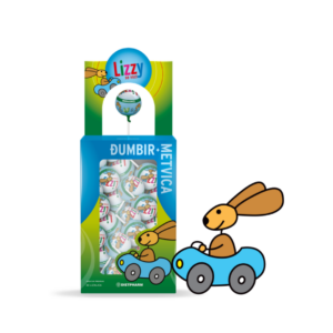 DIETPHARM LIZZY SE VOZI LIZALICA ZA DJECU KOD MUČNINE PRILIKOM PUTOVANJA 1 KOMAD