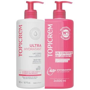 TOPICREM PAKET UH ULTRA HIDRATANTNO MLIJEKO ZA TIJELO DUO 500ML+500ML
