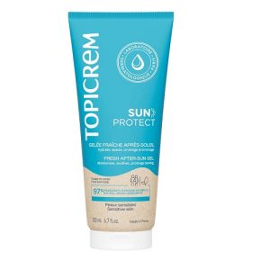 TOPICREM SUN PROTECT GEL POSLIJE SUNČANJA ZA UMIRENJE I NJEGU KOŽE SA ALOE VEROM 200ML