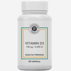 JADRANKINA FORMULA VITAMIN D3 4000IU 60 KAPSULA