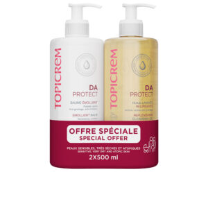 TOPICREM DA PAKET EMOLIJENTNI UMIRUJUĆI BALZAM 500ML+UMIRUJUĆE ULJE ZA KUPANJE 500ML