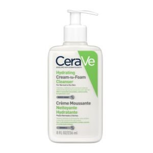 CERAVE HYDRATING CREAM TO FOAM HIDRATANTNA KREMASTO PJENUŠAVA EMULZIJA ZA ČIŠĆENJE NORMALNE DO SUHE KOŽE LICA 236ML