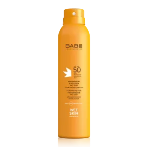 LABORATORIOS BABE SUN TRANSPARENT SUNSCREEN WET SKIN SPF50 NEVIDLJIVI ZAŠTITNI SPREJ S EFEKTOM MOKRE KOŽE 200ML