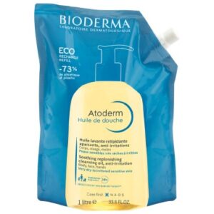 BIODERMA ATODERM UMIRUJUĆE HIDRATANTNO ULJE ZA TUŠIRANJE SUHE I NADRAŽENE KOŽE REFIL 1L