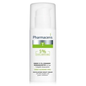 PHARMACERIS T SEBO-ALMOND PEEL 5% NOĆNA PILING KREMA SA 5% BADEMOVE KISELINE PROTIV AKNI 50ML