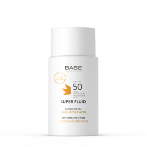 LABORATORIOS BABE SUN SUPER FLUID SUNSCREEN SPF50 ZAŠTITNI LAGANI FLUID S ANTIOKSIDANSIMA ZA SVE TIPOVE KOŽE 50ML