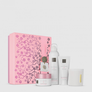 RITUALS PAKET THE RITUAL OF SAKURA GEL ZA TUŠIRANJE 200ML+KREMA ZA TIJELA 100ML+PILING 125G+SVIJEĆA