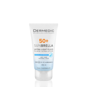 DERMEDIC SUNBRELLA SPF50+ ULTRA LAGANI FLUID ZA ZAŠTITU OD SUNCA SUHE I NORMALNE KOŽE LICA 50ML