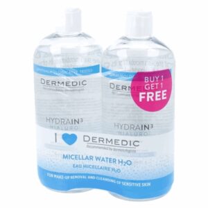 DERMEDIC PAKET HYDRAIN3 HIALURO MICELARNA VODA 500ML 1+1 GRATIS
