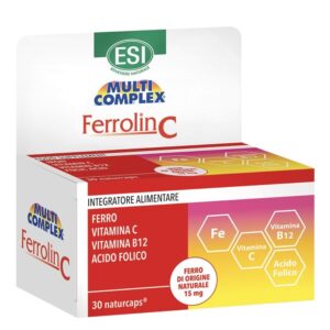 ESI FERROLIN C DODATAK SA ŽELJEZOM I VITAMINOM C 30 KAPSULA