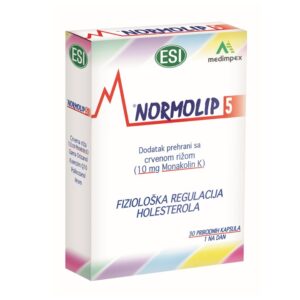 ESI NORMOLIP DODATAK ZA REGULACIJU KOLESTEROLA 30 KAPSULA