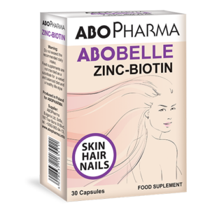 ABO PHARMA ABOBELLE CINK+BIOTIN ZA KOŽU,KOSU I NOKTE 30 KAPSULA