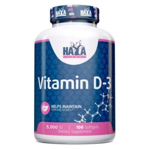 HAYA LABS VITAMIN D3 5000IU 100 KAPSULA