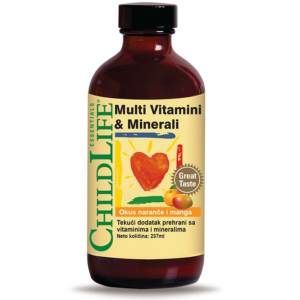CHILDLIFE MULTIVITAMINI & MINERALI 237ML