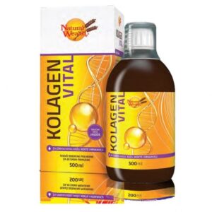 NATURAL WEALTH KOLAGEN VITAL HIDROLIZIRANI KOLAGEN+HIJALURONSKA 500ML