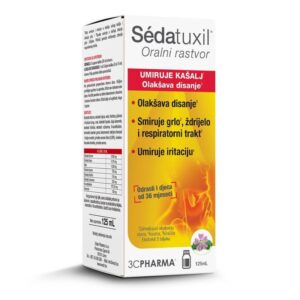 SEDATUXIL SIRUP KOD SUHOG,PRODUKTIVNOG I ALERGIJSKOG KAŠLJA 125ML