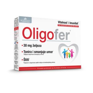 OLIGOFER DODATAK ŽELJEZO+VITAMIN C 30 TABLETA