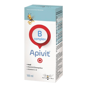 APIPHARMA APIVIT B KOMPLEKS SIRUP S MEDOM I VITAMINIMA ZA DJECU 100ML
