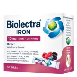 HERMES BIOLECTRA ŽELJEZO+VITAMINI DIRECT 30 VREĆICA