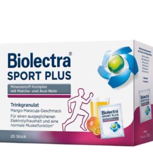 HERMES BIOLECTRA SPORT PLUS MAGNEZIJ+ELEKTROLITI 20 VREĆICA