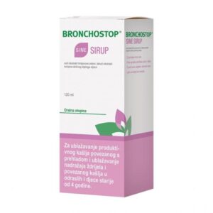 BRONCHOSTOP SINE SIRUP ZA ISKAŠLJAVANJE BEZ ŠEĆERA 120ML
