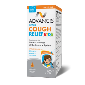 ADVANCIS EXTRA COUGH RELIEF KIDS B6+D3 SIRUP ZA DJECU KOD KAŠLJA POVEZANOG PREHLADOM 100ML