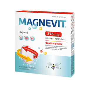 APIPHARMA MAGNEVIT 375MG ŠUMEĆE TABLETE A20
