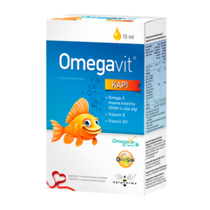 APIPHARMA OMEGAVIT ALGEA OMEGA-3 KAPI ZA BEBE I DJECU 15ML