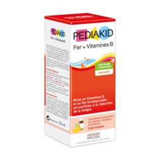 PEDIAKID FER ŽELJEZO +VITAMINI B SKUPINE 125ML