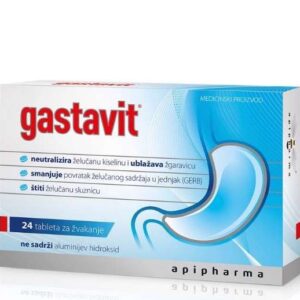 APIPHARMA GASTAVIT TABLETE ZA ŽVAKANJE KOD GASTRITISA A12