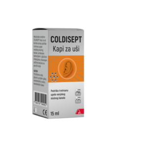 COLDISEPT KAPI ZA UŠI KOD BOLI SA NANO SREBROM 15ML