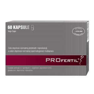 PROFERTIL DODATAK ZA TRETMAN MUŠKE NEPLODNOSTI 60 KAPSULA