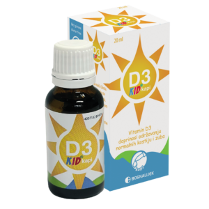 D3 KID 200IU KAPI ZA DOJENČAD 20ML