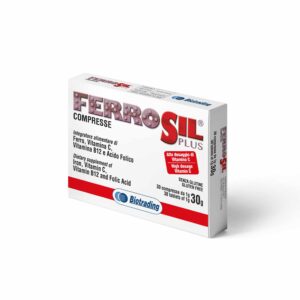 FERROSIL PLUS TABLETE ŽELJEZO+VITAMIN C+FOLNA KISELINA 30 TABLETA