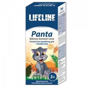 LIFELINE PANTA SIRUP NA BAZI TRPUTCA I MEDA ZA KAŠALJ I BOLNO GRLO 150ML