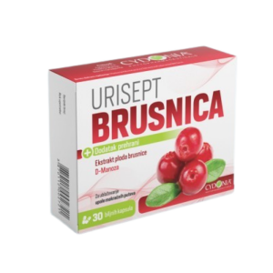 CYDONIA URISEPT BRUSNICA KOD TEGOBA URINARNOG TRAKTA 30 KAPSULA