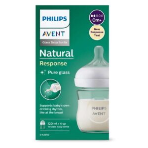 AVENT NATURAL RESPONSE STAKLENA BOČICA ZE BEBE (0+) 120ML