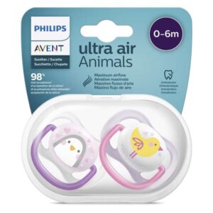 AVENT DUDA VARALICA SILIKONSKA ULTRA AIR ANIMALS 2 KOMADA