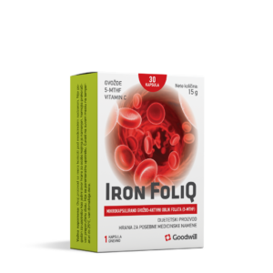 GOODWILL IRON FOLIQ MIKROKAPSULIRANO ŽELJEZO 30 KAPSULA