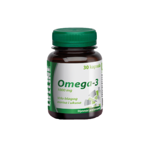LIFELINE OMEGA 3 1000MG ZA ZDRAVO SRCE I KRVNE ŽILE 30 KAPSULA