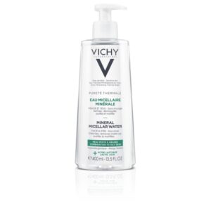 VICHY PURETE THERMALE MINERALIZIRANA MICELARNA VODA ZA ČIŠĆENJE MASNE I MJEŠOVITE KOŽE 400ML