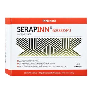 SERAPINN® 60000IJ DODATAK KOD BOLOVA I OTEKLINA 30 KAPSULA